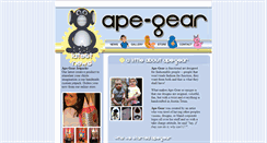 Desktop Screenshot of ape-gear.com